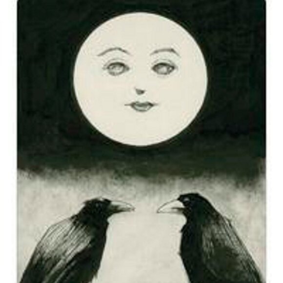 Murder of Crows Tarot Mini, black and white deck, omen bringer, messenger - Picture 6 of 6